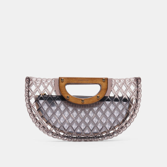 Solandra Smoke Jelly Clutch | Dolce Vita
