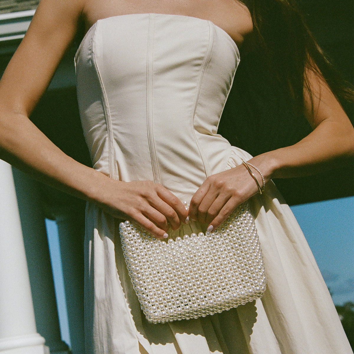 LINZY HANDBAG PEARL
 – Dolce Vita | Dolce Vita