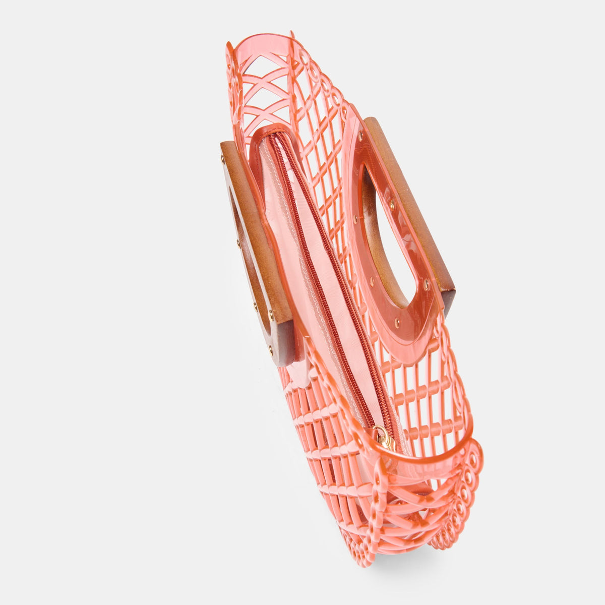Solandra Coral Jelly Clutch | Dolce Vita