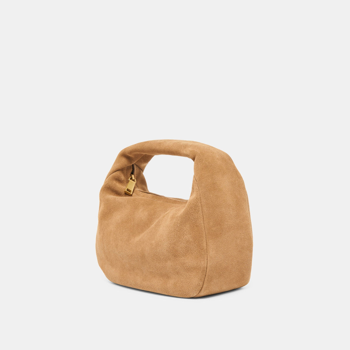 Frankie Brown Suede Handbag | Dolce Vita