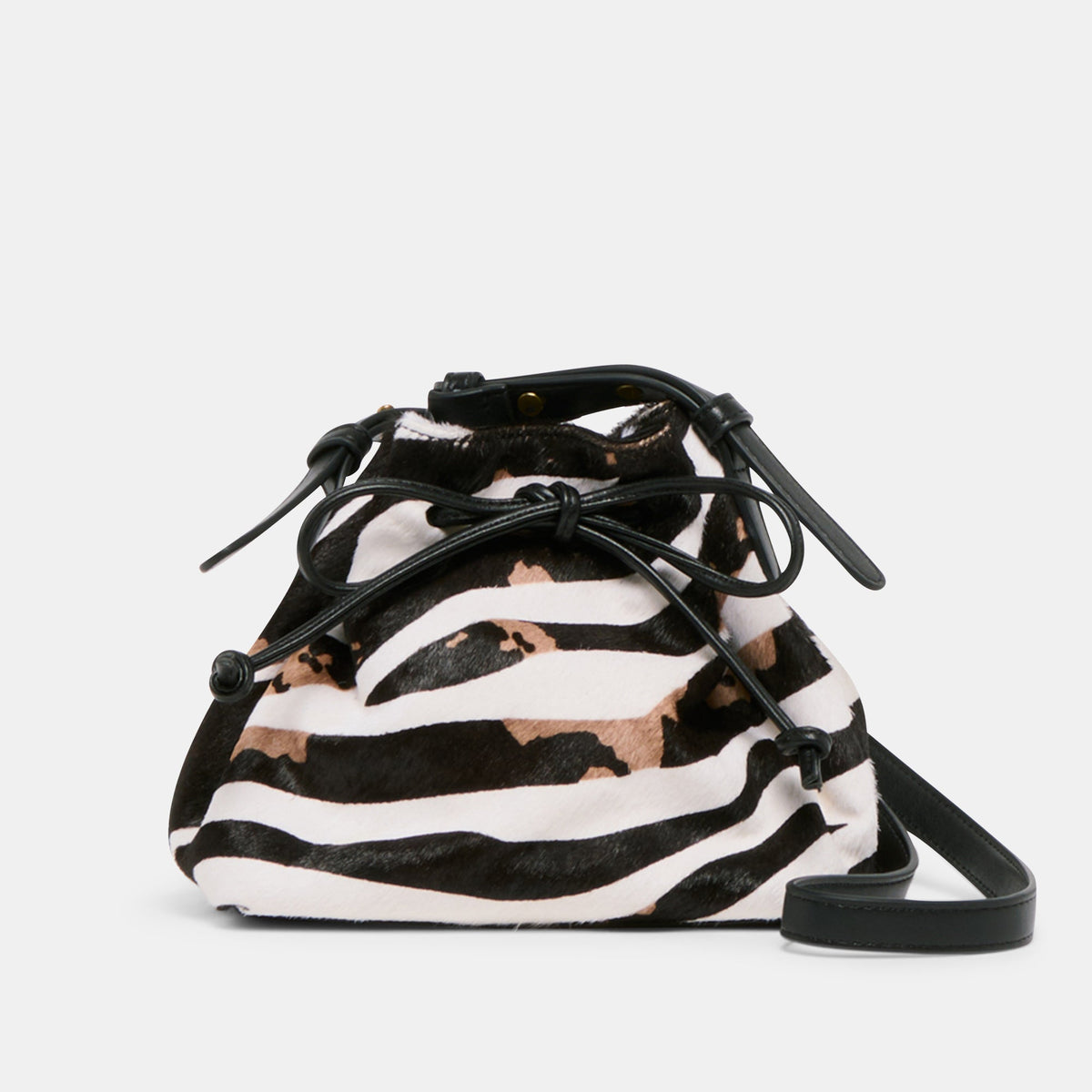 Randi Zebra Calf Hair Crossbody | Dolce Vita