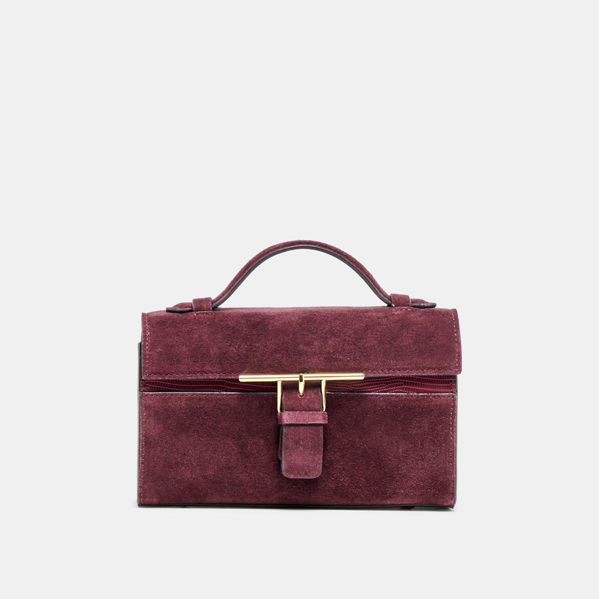 Zannone Burgundy Suede Crossbody | Dolce Vita