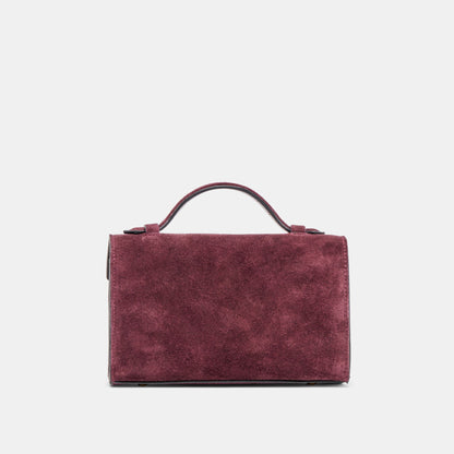 Zannone Burgundy Suede Crossbody | Dolce Vita