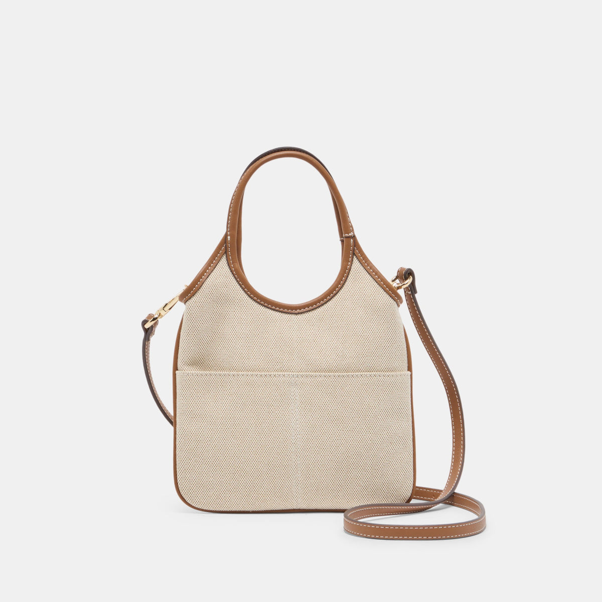 SYLVENE Natural Canvas Removable Crossbody Handbag | Dolce Vita