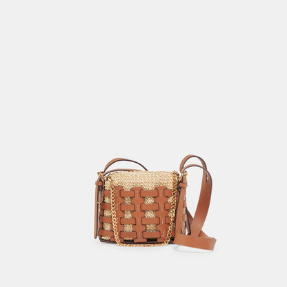 CASSIS CROSSBODY SADDLE NATURAL RAFFIA
 – Dolce Vita | Dolce Vita