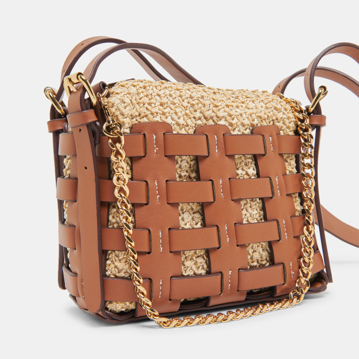 CASSIS CROSSBODY SADDLE NATURAL RAFFIA
 – Dolce Vita | Dolce Vita