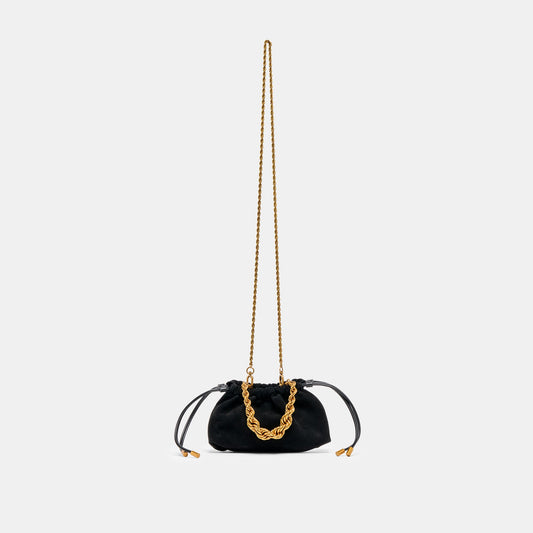 Cleo Black Suede Crossbody | Dolce Vita