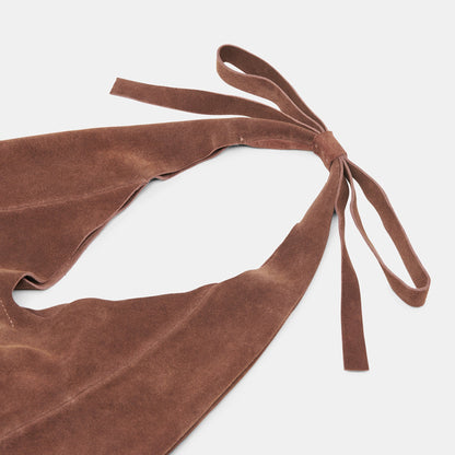 Marie Chocolate Suede Tote | Dolce Vita
