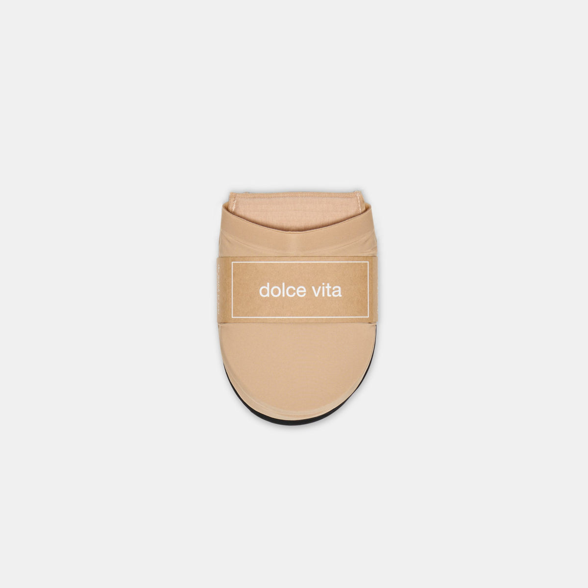 4-Pack Cushioned Tan Black Mule Toe Covers | Dolce Vita