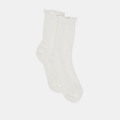 POINTELLE SOCKS WHITE
 – Dolce Vita | Dolce Vita