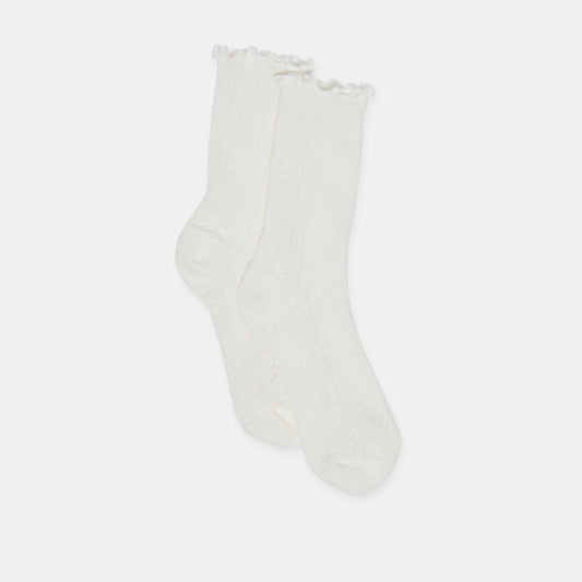 POINTELLE SOCKS WHITE
 – Dolce Vita | Dolce Vita