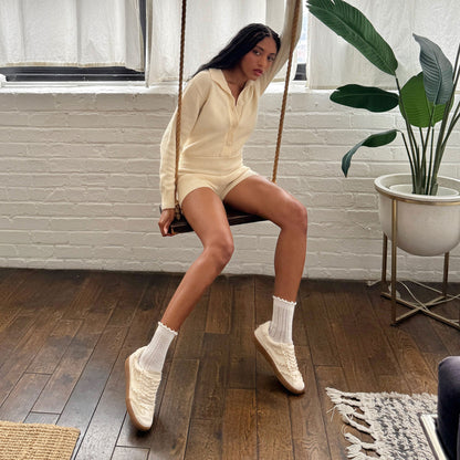 POINTELLE SOCKS WHITE
 – Dolce Vita | Dolce Vita