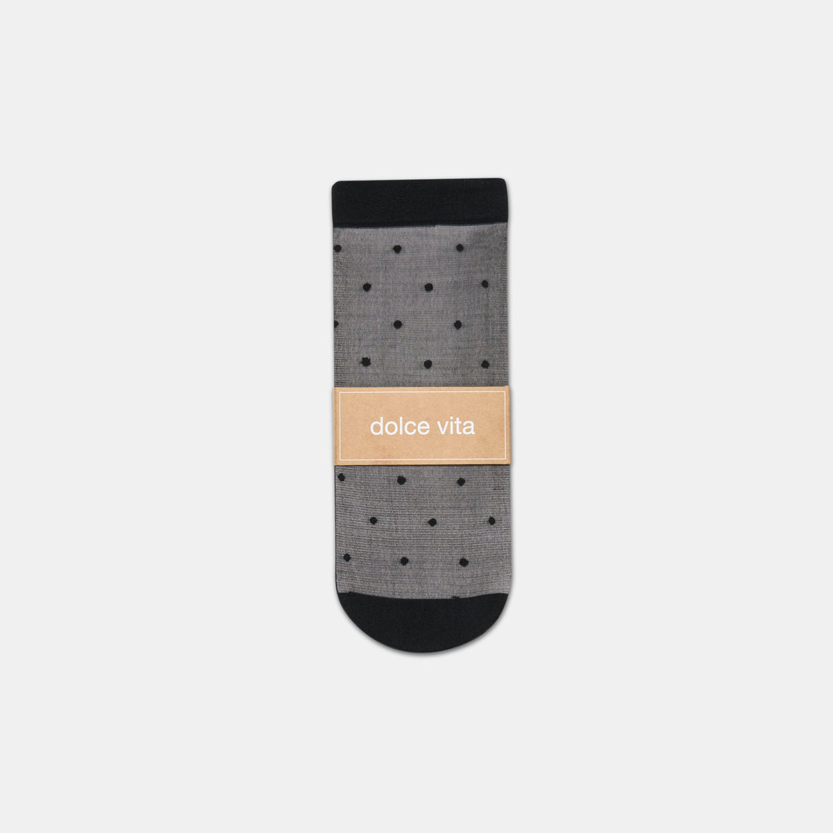 3-Pack Ditsy Dot Black Sheer Anklet Socks | Dolce Vita