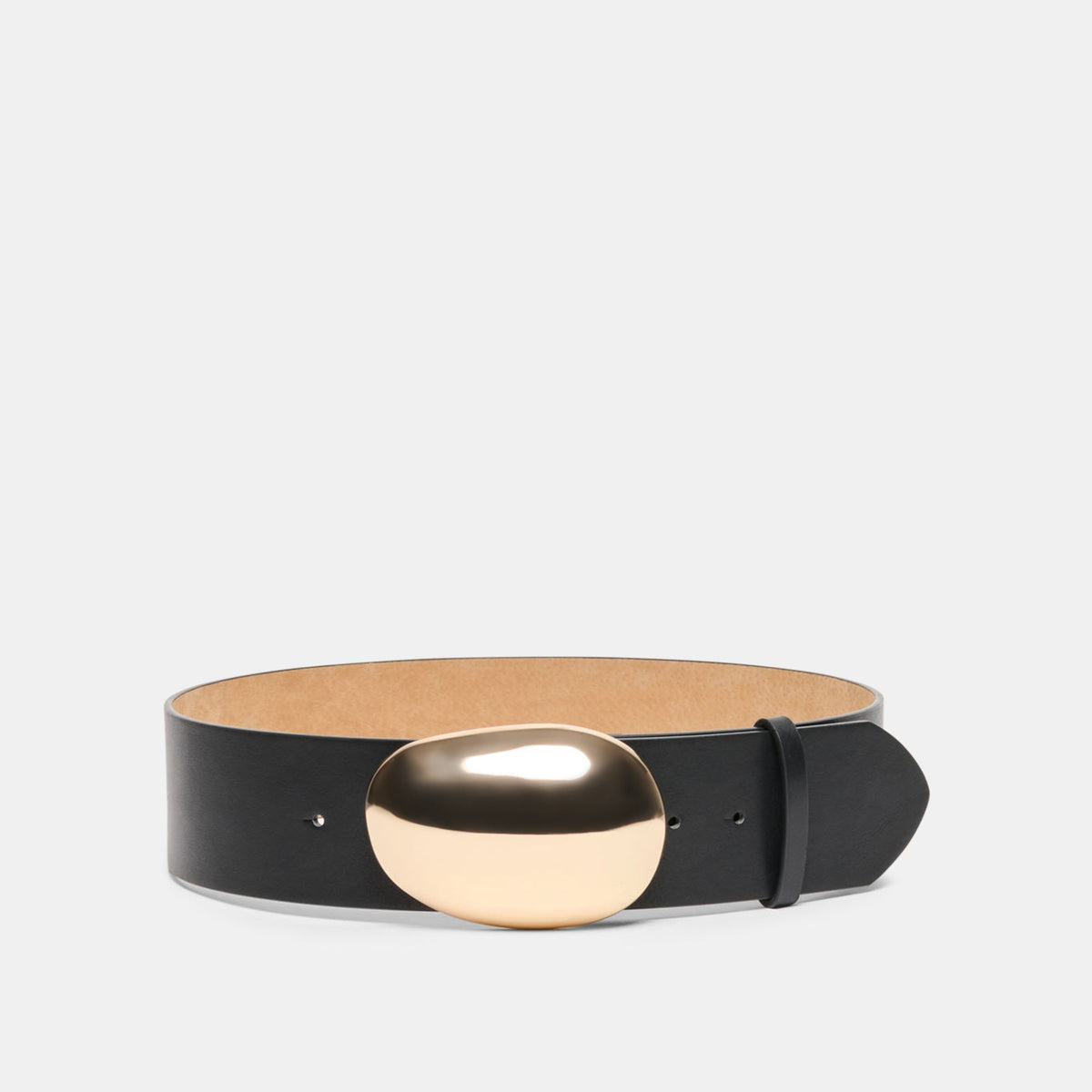 Bubble Black Gold Buckle Belt | Dolce Vita