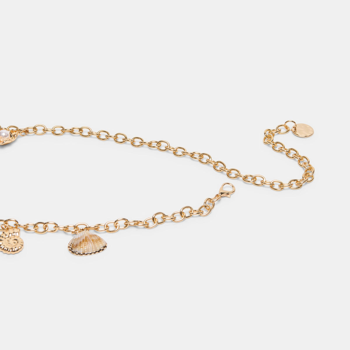 Shell Gold Chain Link Belt | Dolce Vita