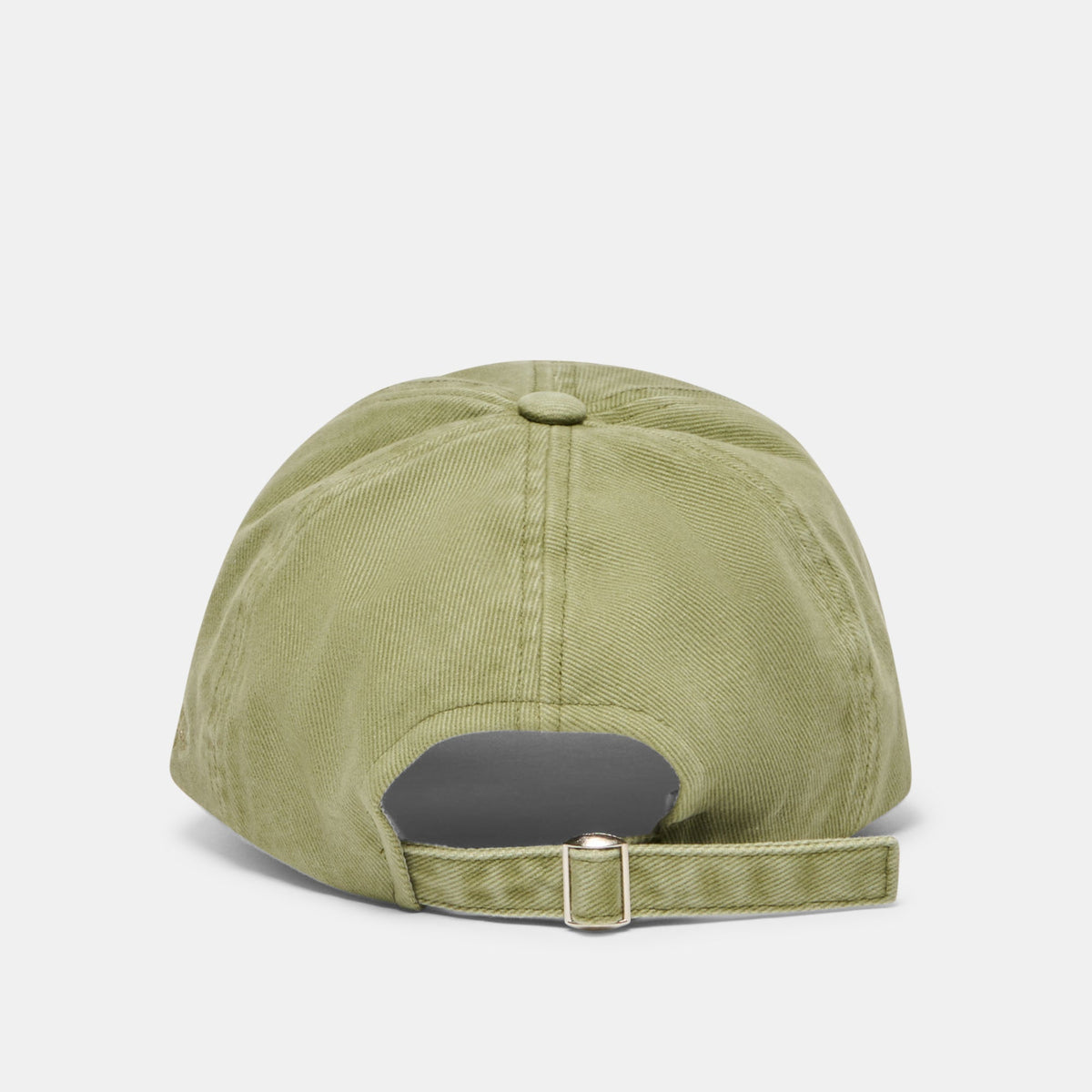 Distressed Olive Baseball Cap with Embroidery | Dolce Vita